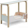 **Technical Title: Modern Minimalist Kids' Bed with Storage and Canopy Design**